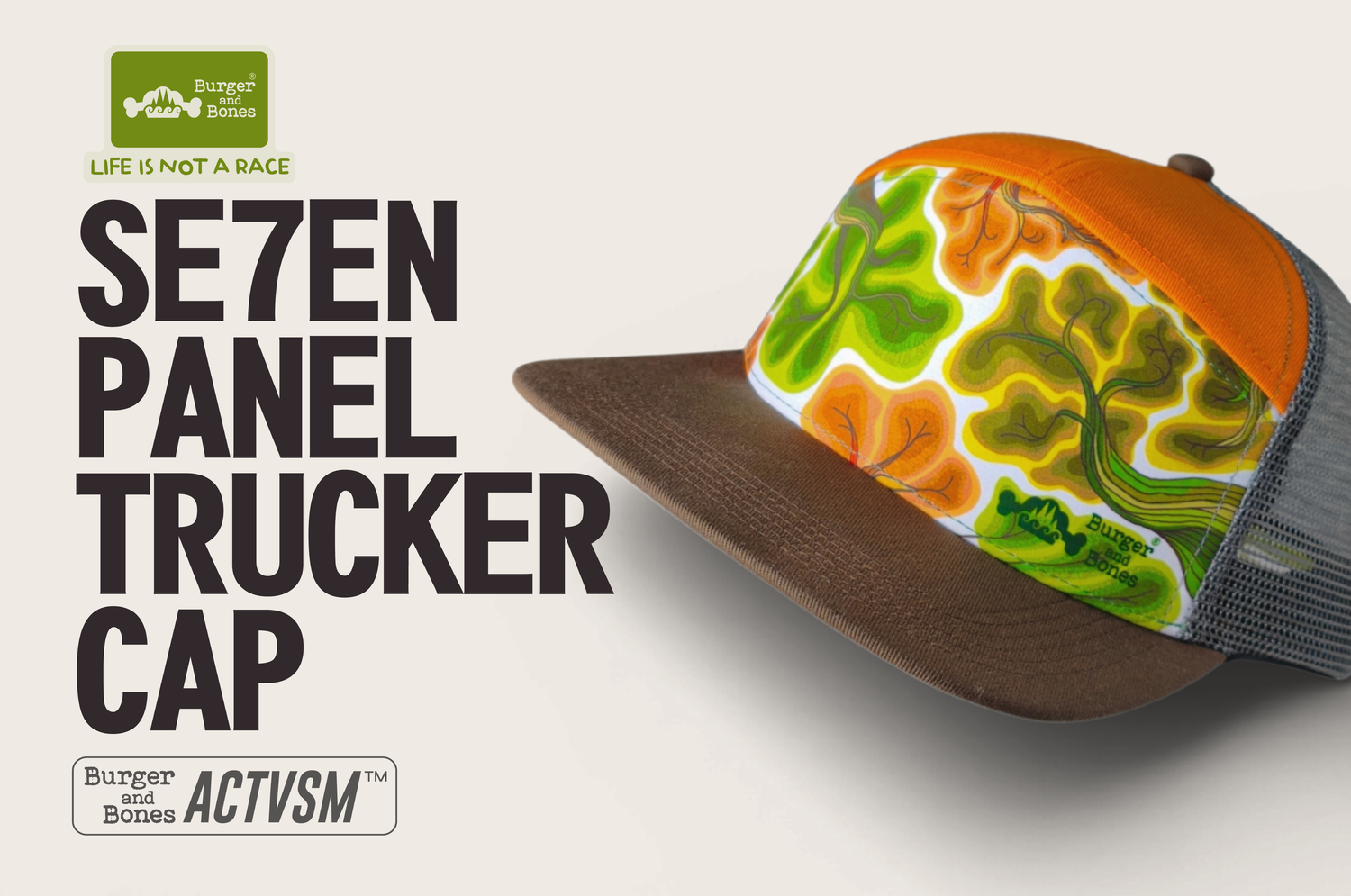ACTIVSM: Se7en Panel Trucker Cap
