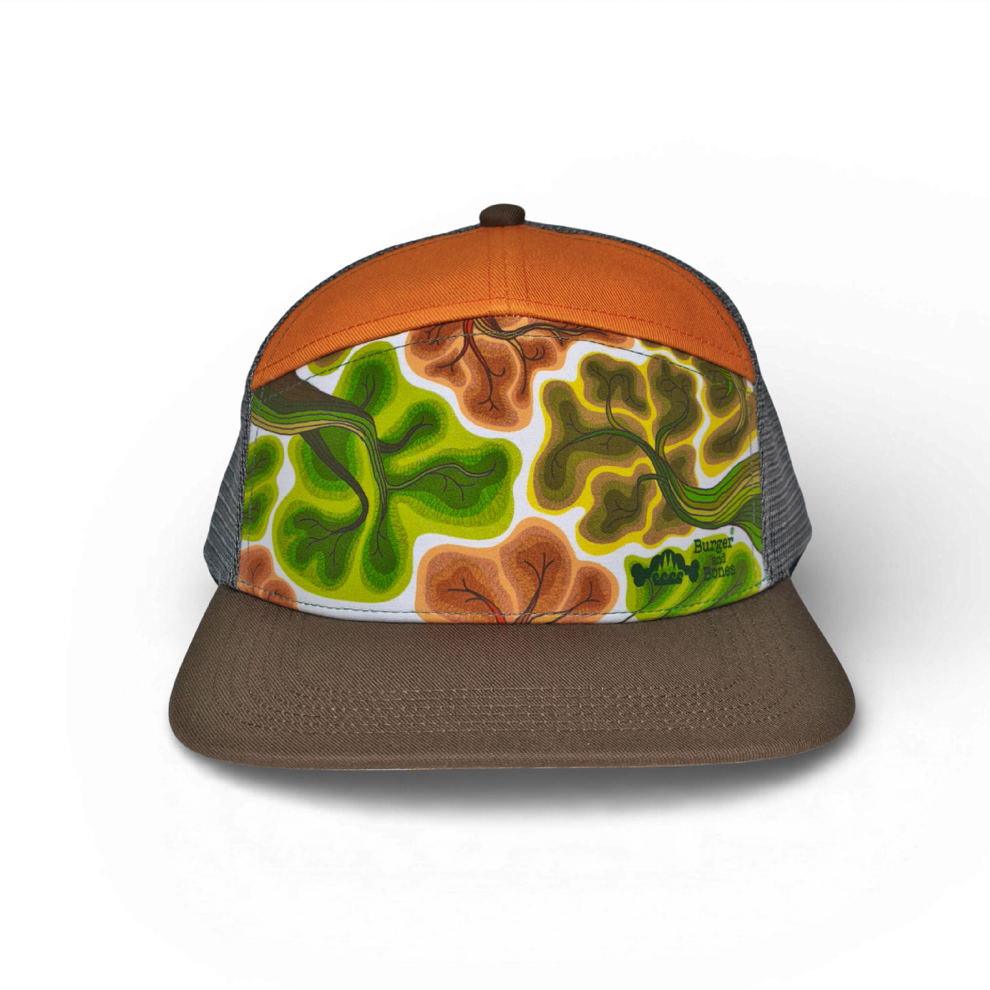 7 Panel Trucker Cap - Crown Shyness