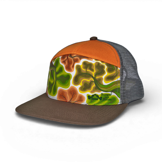 7 Panel Trucker Cap - Crown Shyness