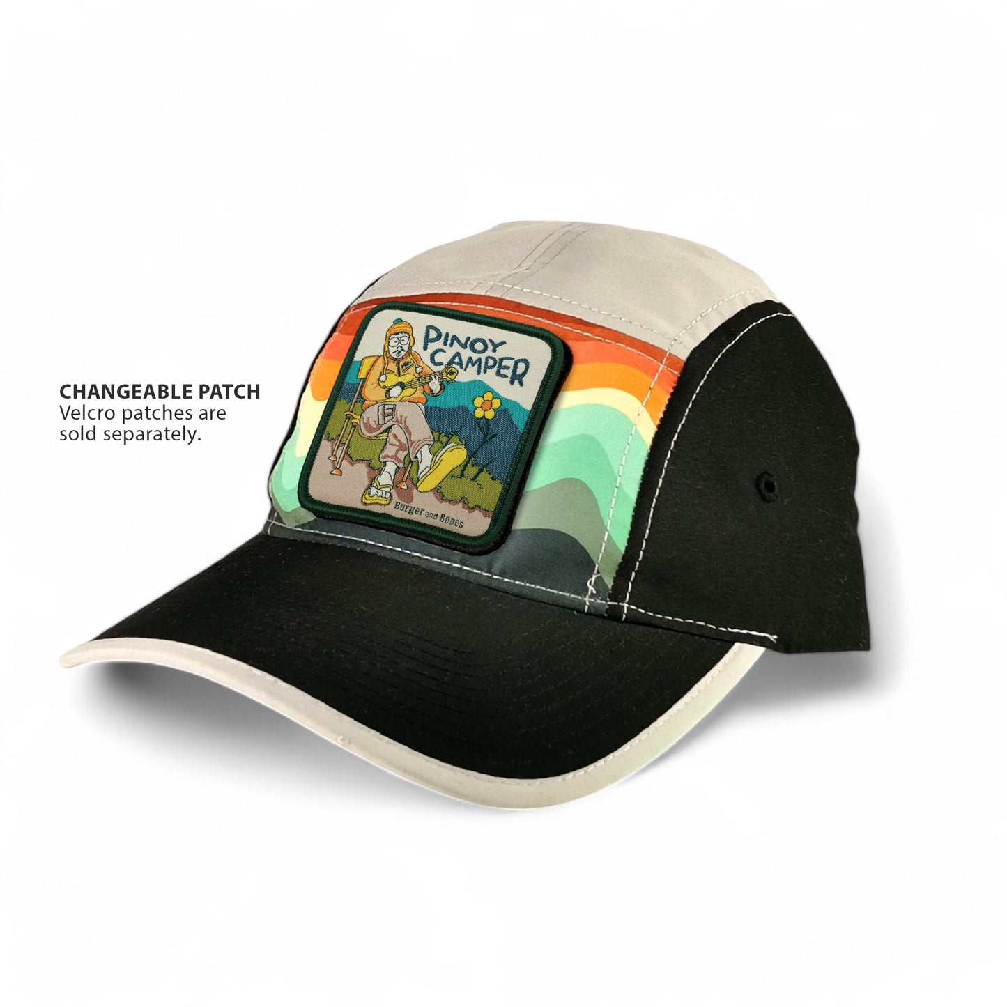 Black Grey Printed (Curve Visor)