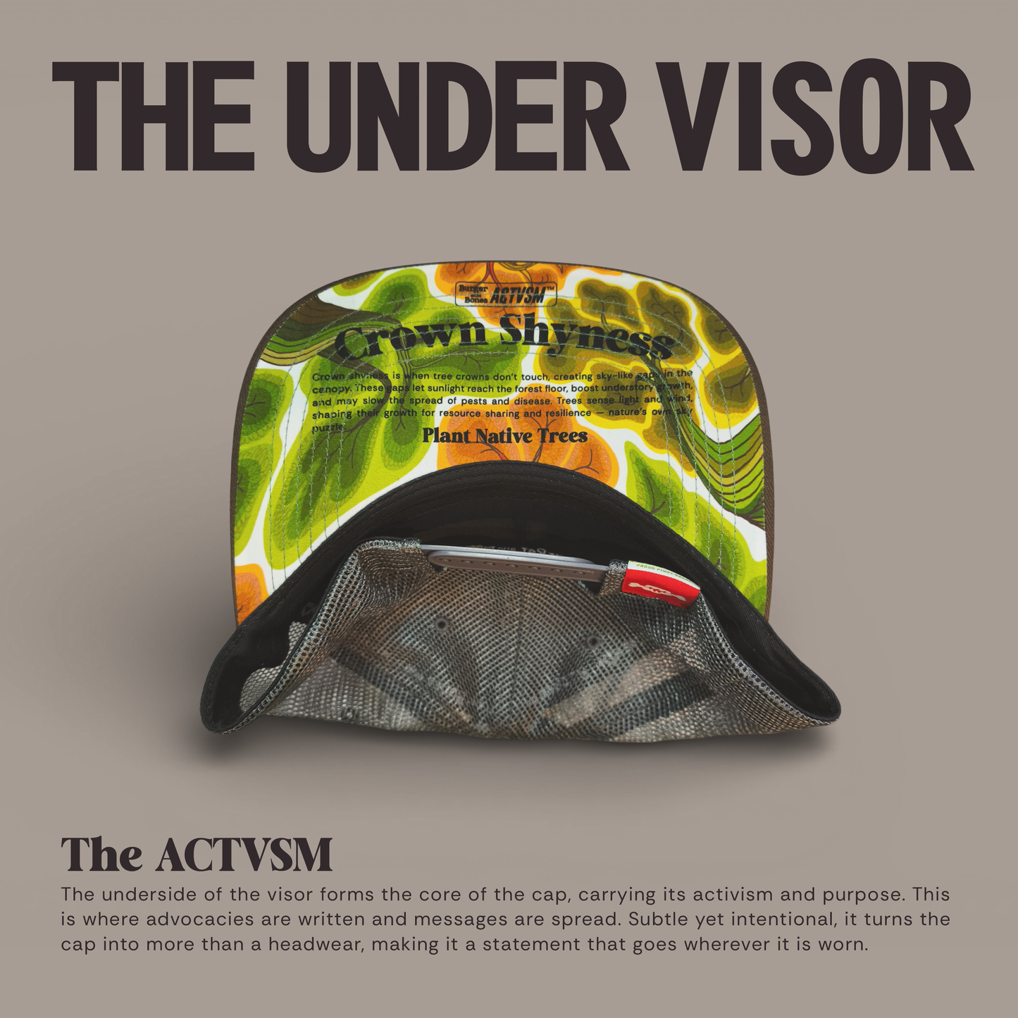 7 Panel Trucker Cap - Crown Shyness